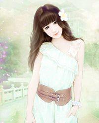 淡彩穿花作品